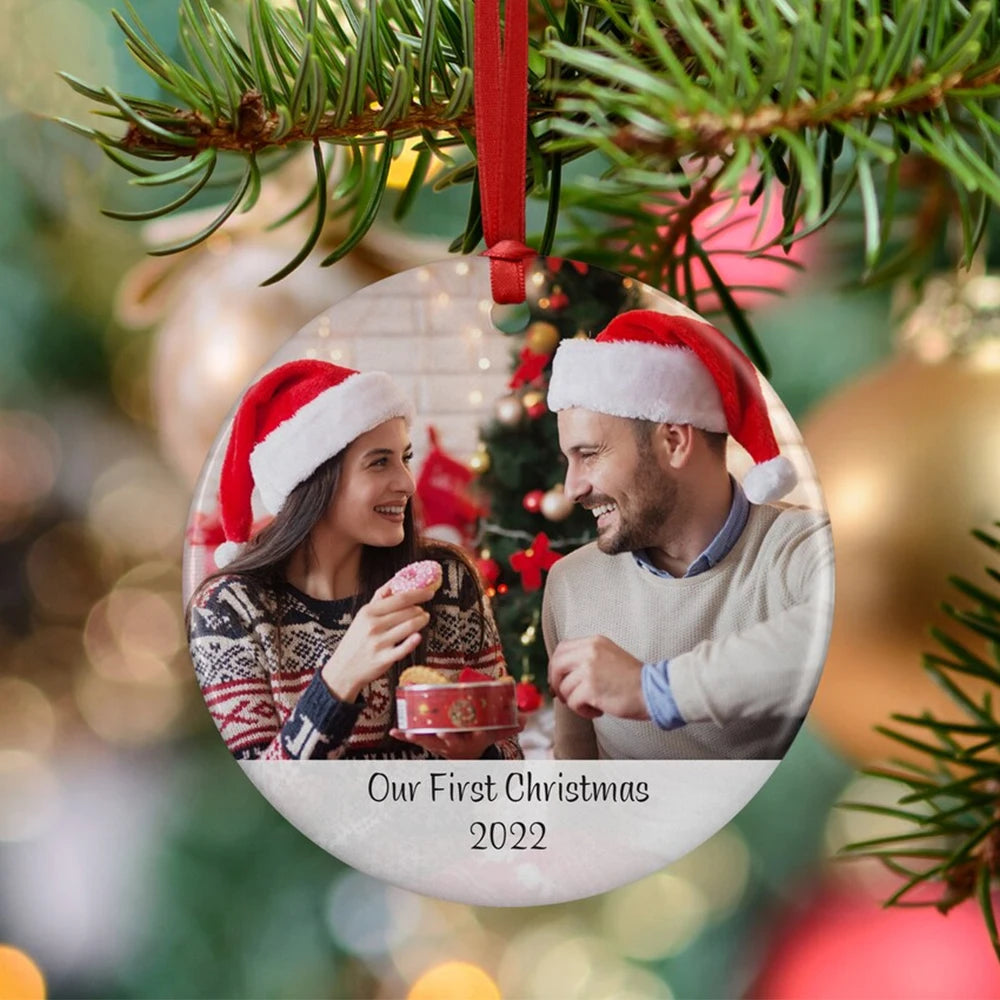 Christmas Ornaments Personalized Photos and Text