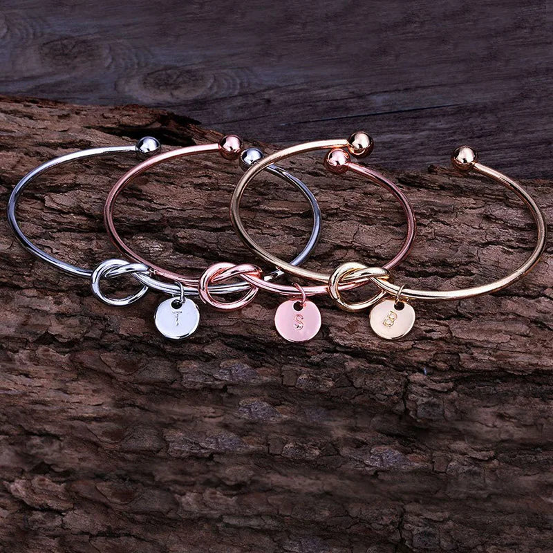 Personalized Initial Letter Bracelet - Perfect Gift for Your Girlfriends