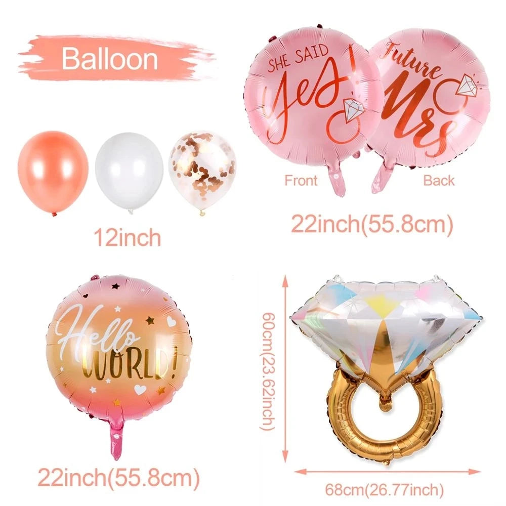 Rose Gold Bride-To-Be Party Essentials