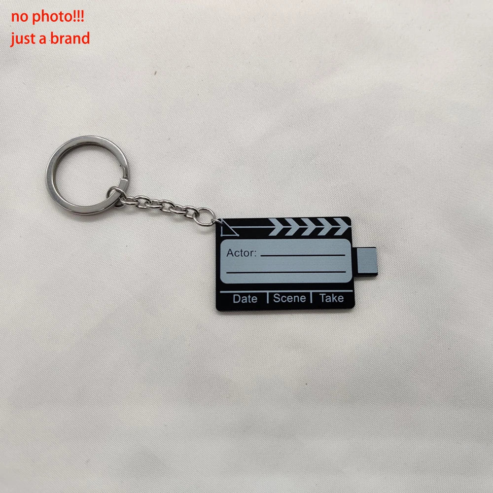 Personalized Roll Film Keychain with Customized Photo Album Keyring - Unique Memory Gift