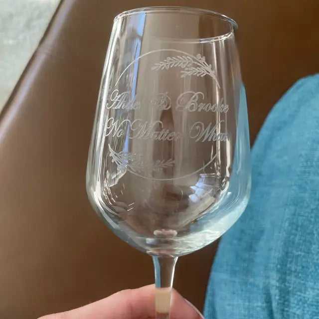 Personalized Elegant Wine Glass