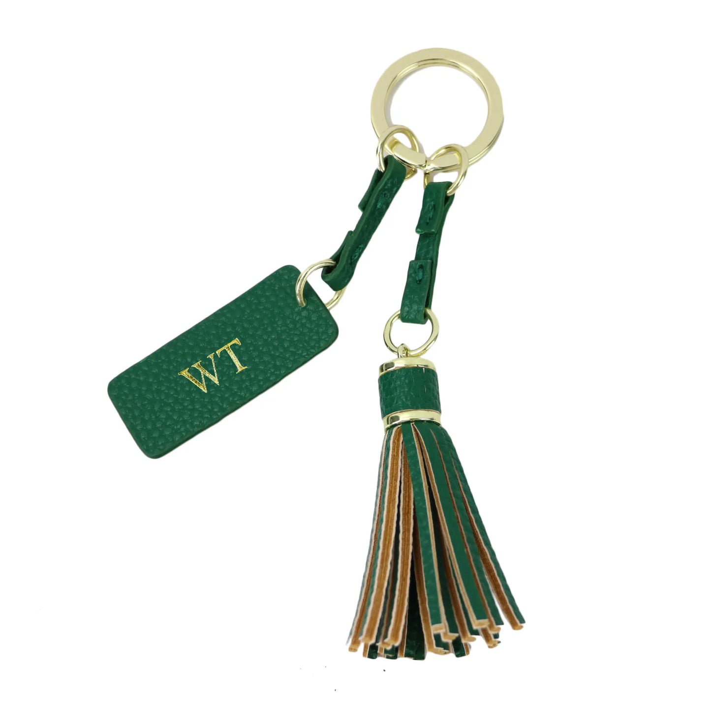 Personalized Leather Tassel Keychain - Stylish and Versatile Accessory for Your Keys, Bag, or Wallet