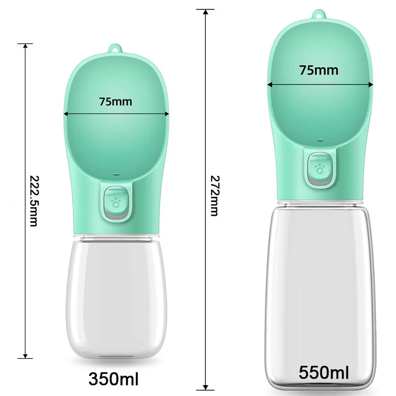 On-the-Go Pet Water Bottle: Convenient & Durable