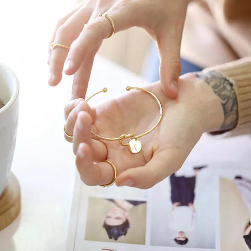 Personalized Initial Letter Bracelet - Perfect Gift for Your Girlfriends