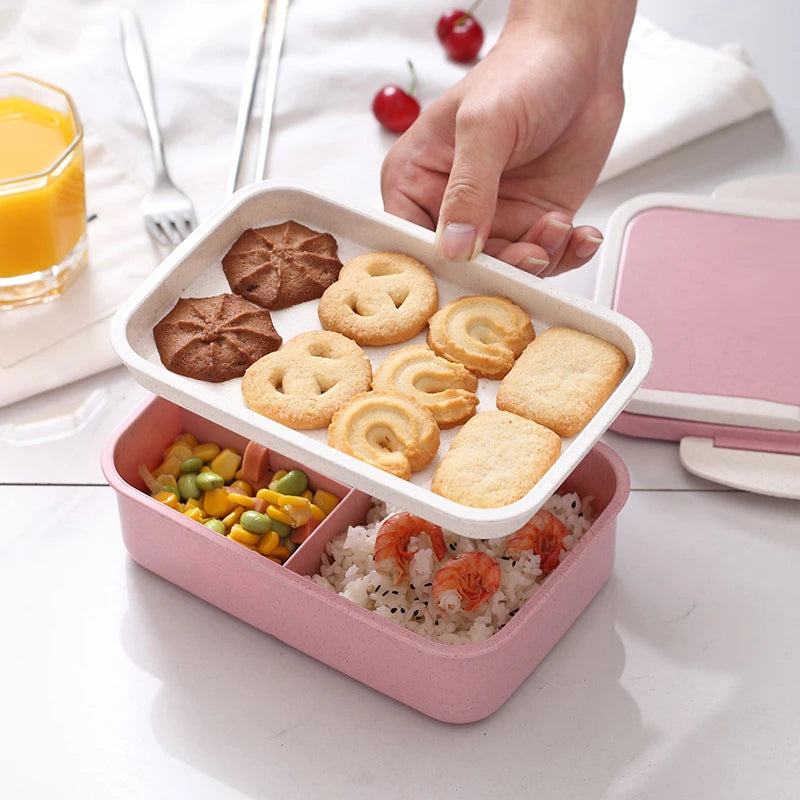 Personalized Wheat Straw Lunch Box