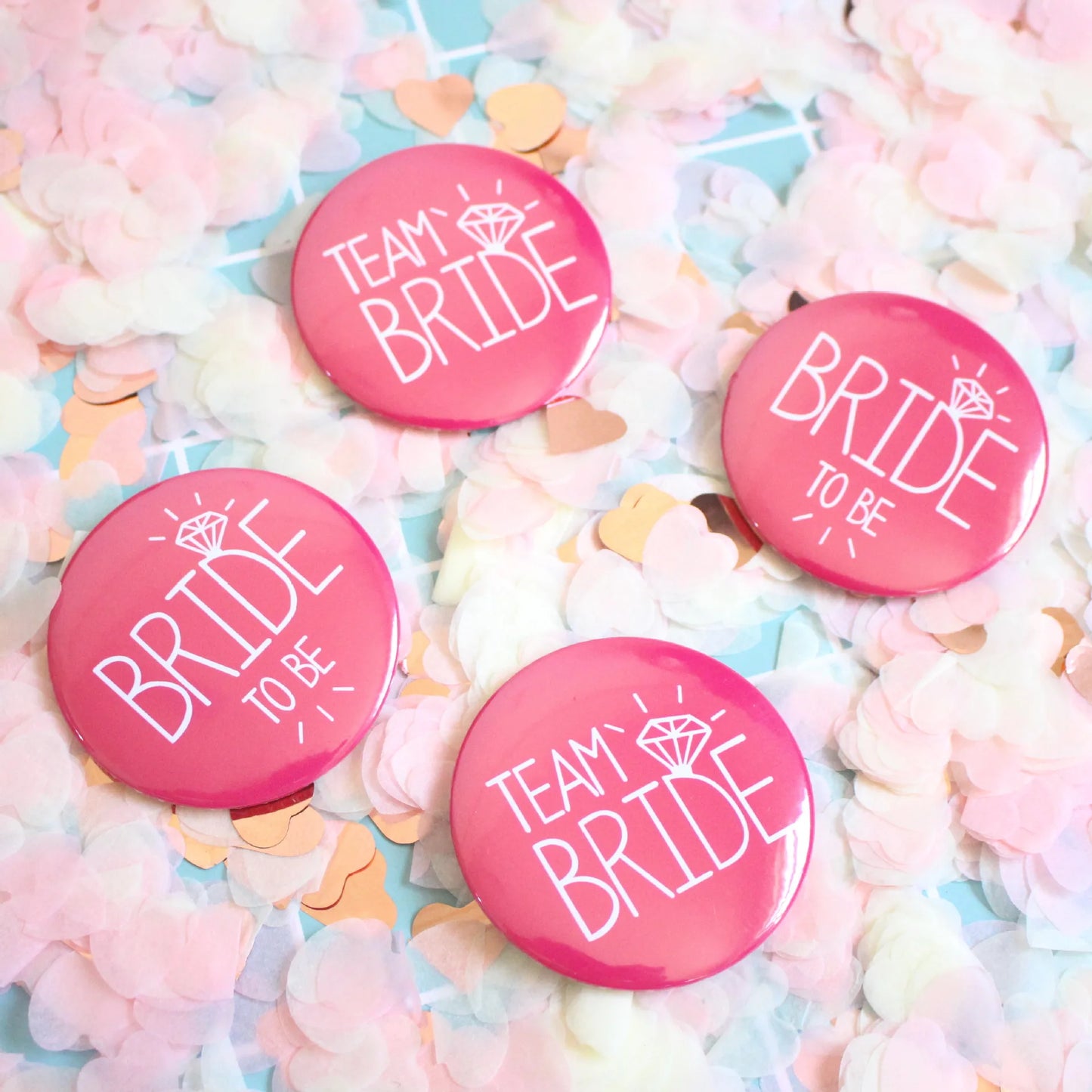 Bride-to-Be Party Badge Set