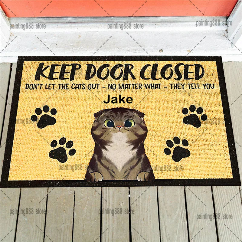 Personalized Cartoon Pet Doormat