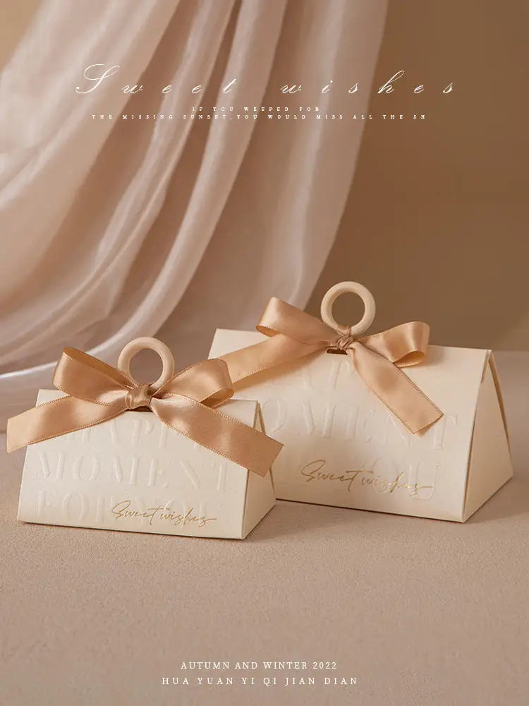 Elegant Wedding Favor Boxes with Ribbon for Special Occasions - Set of 20/50