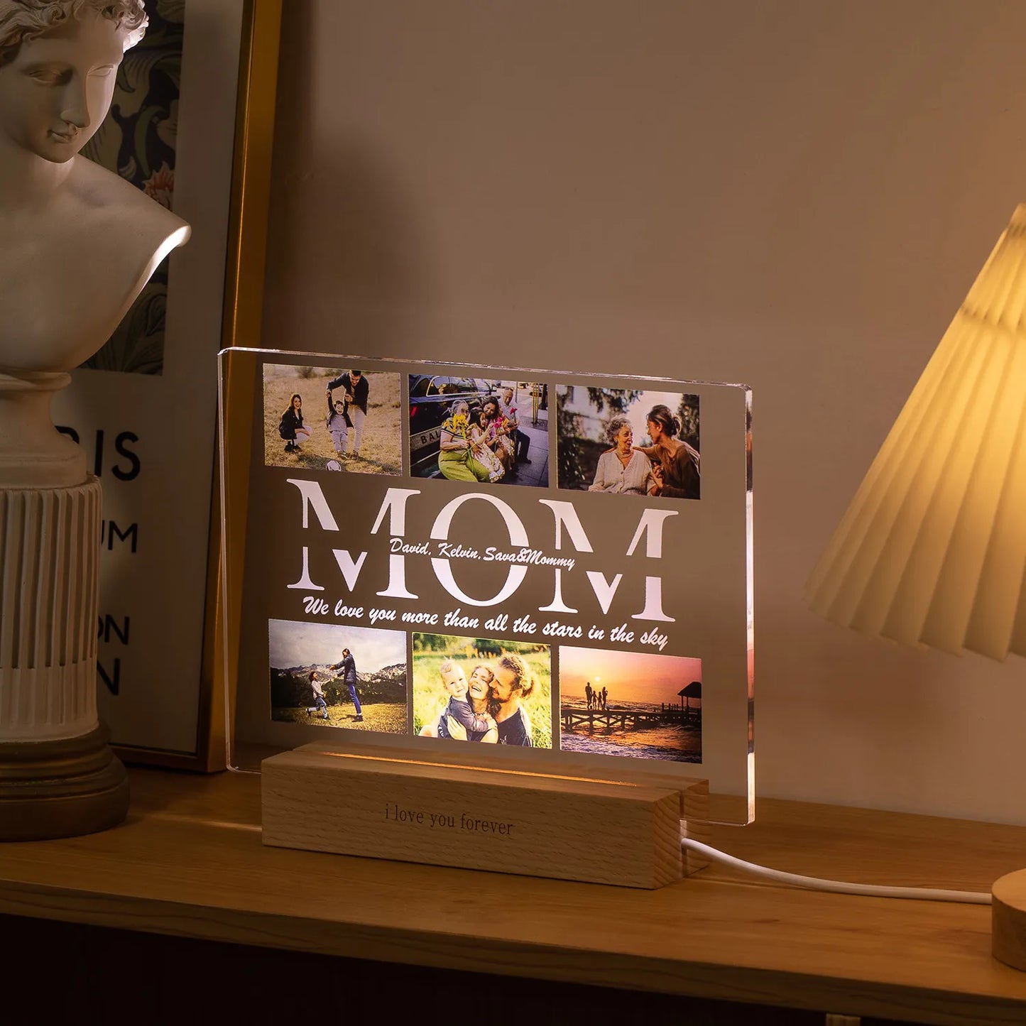 Personalized 3D Acrylic Lamp for Special Occasions