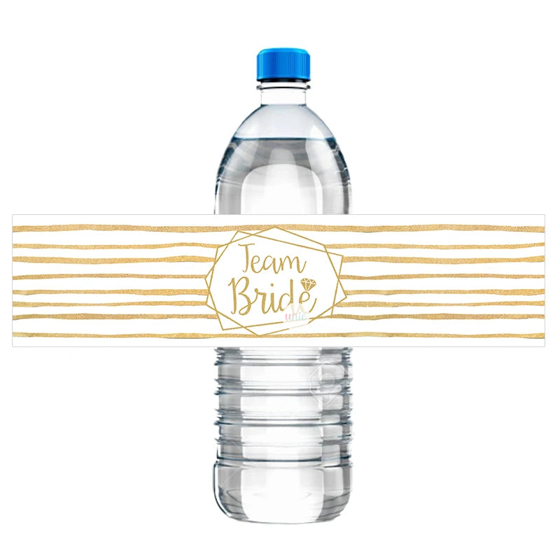 Henna Water Bottle Labels: Elegant Decor