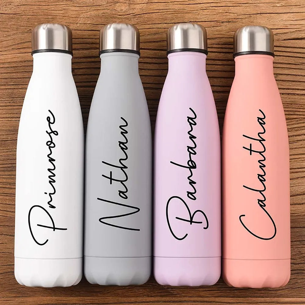 Personalized Stainless Steel Water Bottle