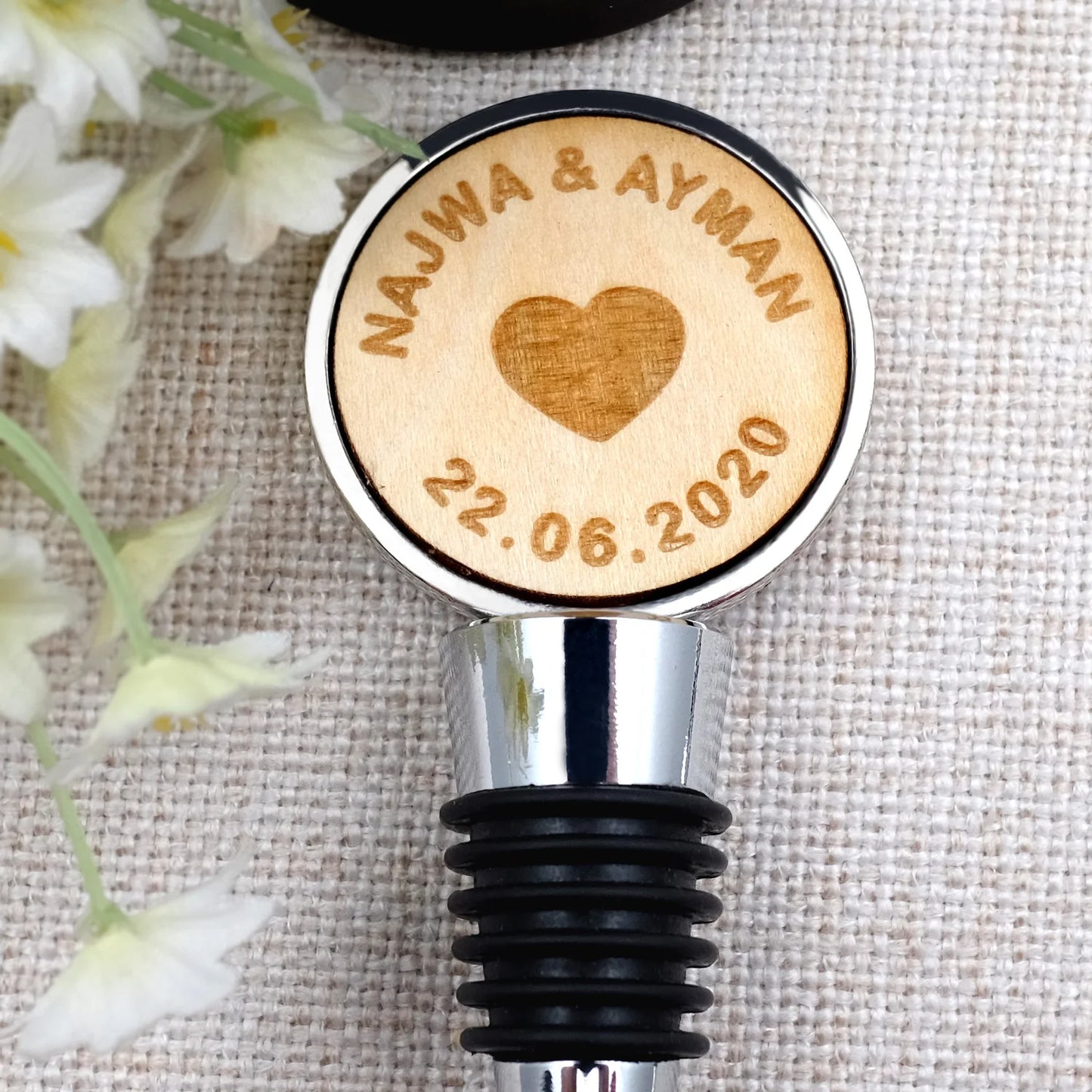 Personalized Wine Bottle Stopper