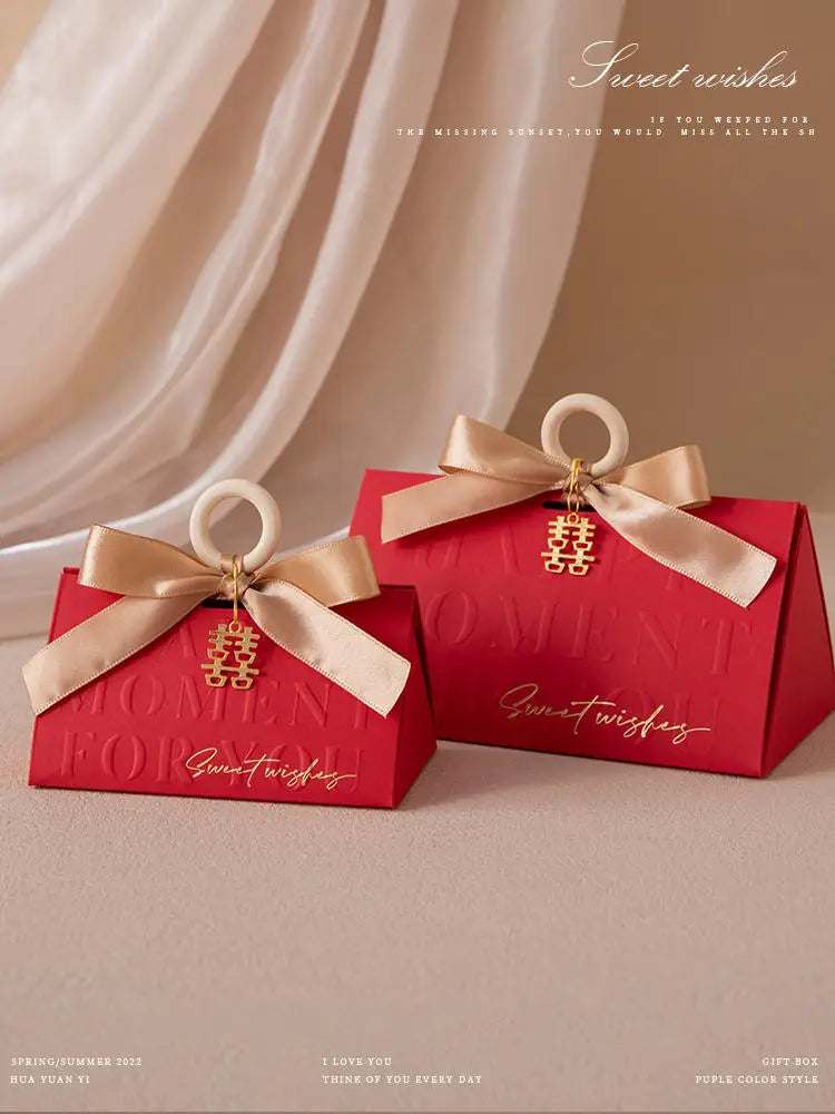 Elegant Wedding Favor Boxes with Ribbon for Special Occasions - Set of 20/50