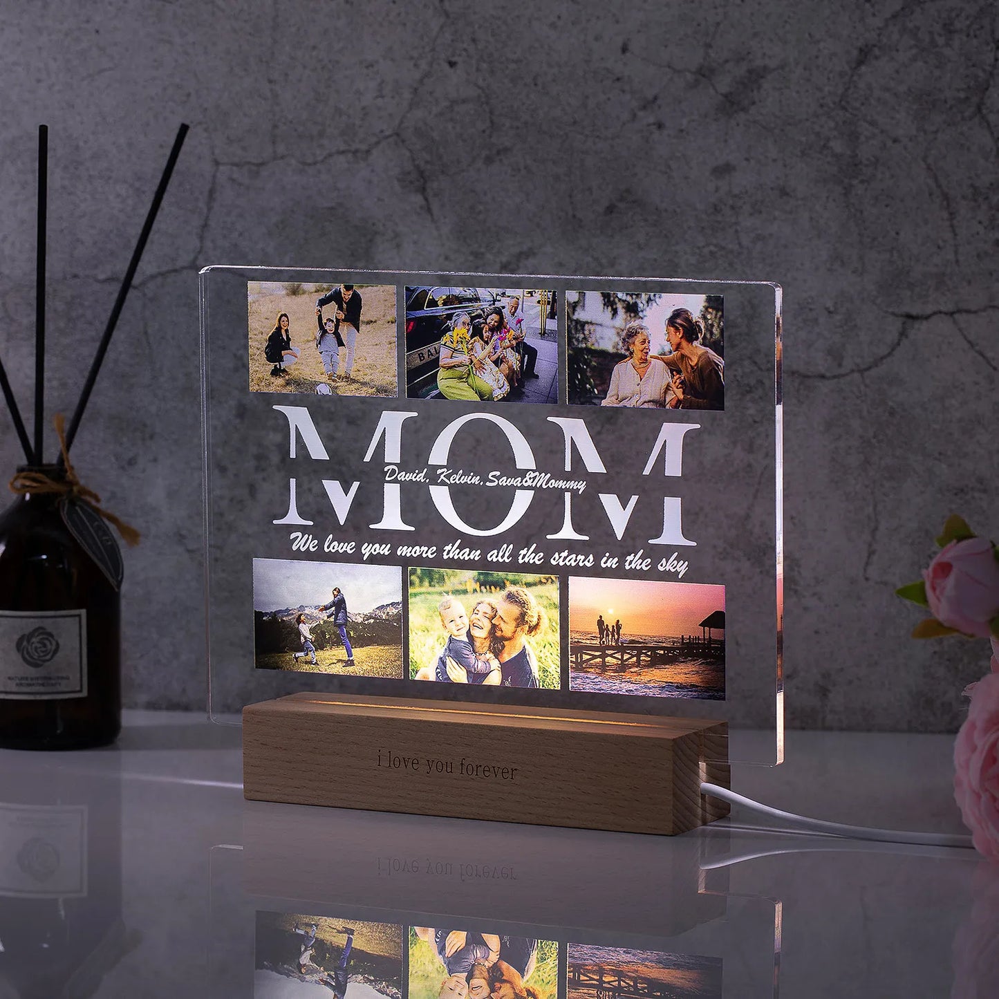 Personalized 3D Acrylic Lamp for Special Occasions