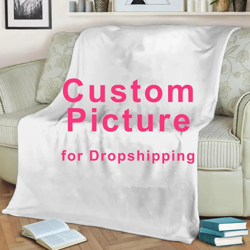 Personalized Photo Collage Blanket - Customized Throw Blanket for Birthday Gifts