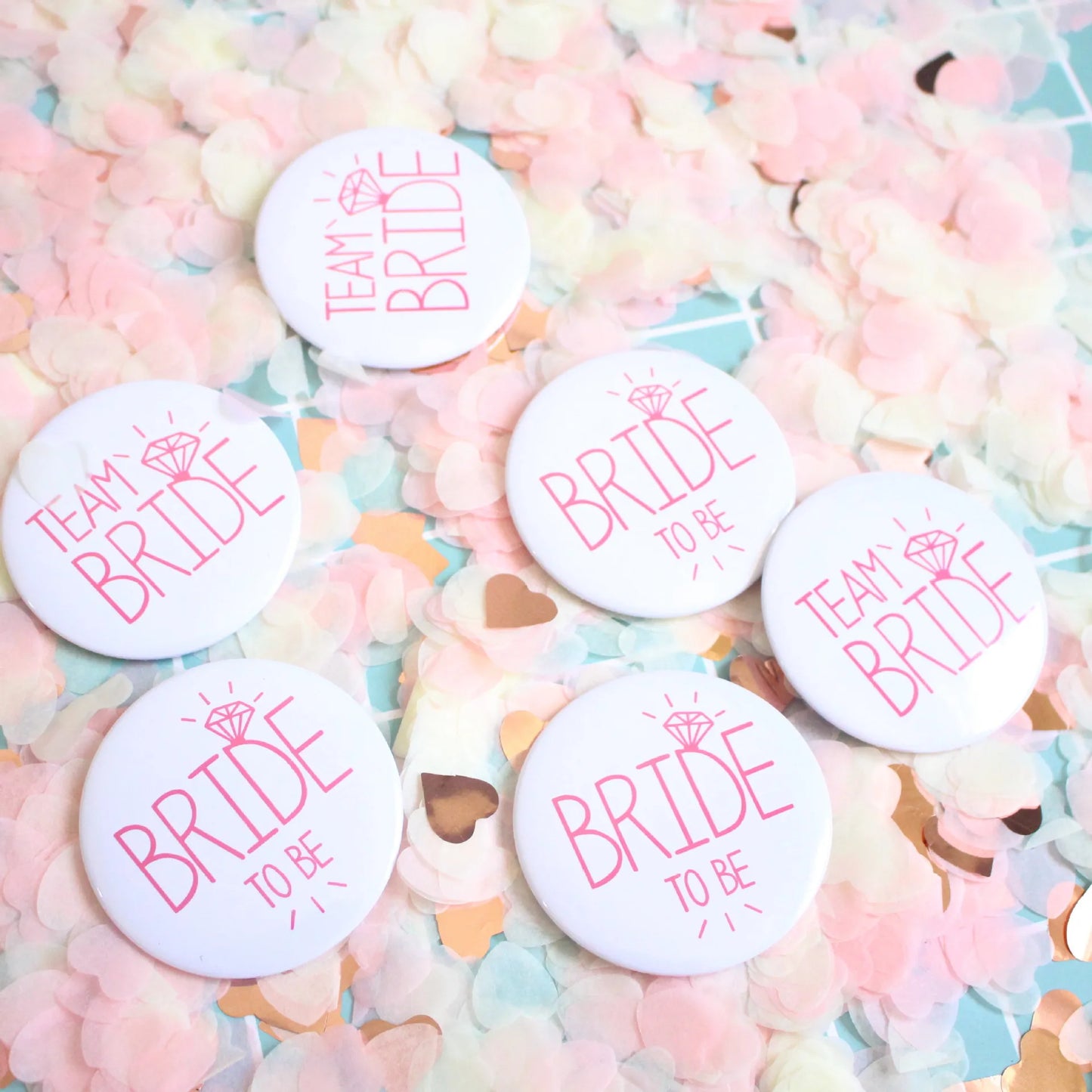 Bride-to-Be Party Badge Set