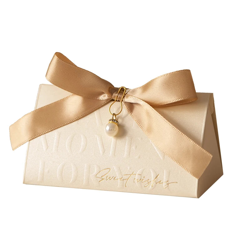 Elegant Wedding Favor Boxes with Ribbon for Special Occasions - Set of 20/50