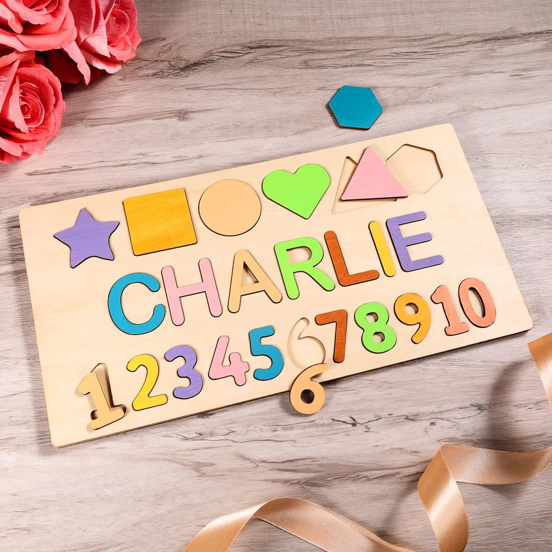 Personalized Wooden Name Puzzle for Kids