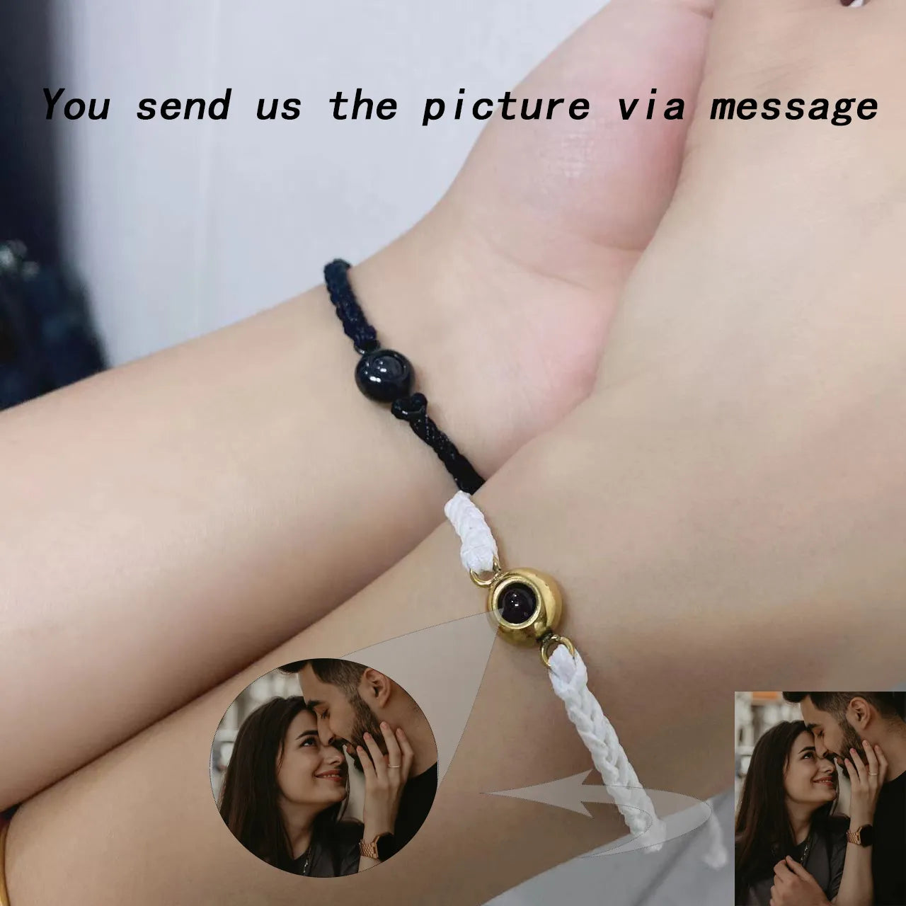 Circle Photo Bracelet: Personalized Projection