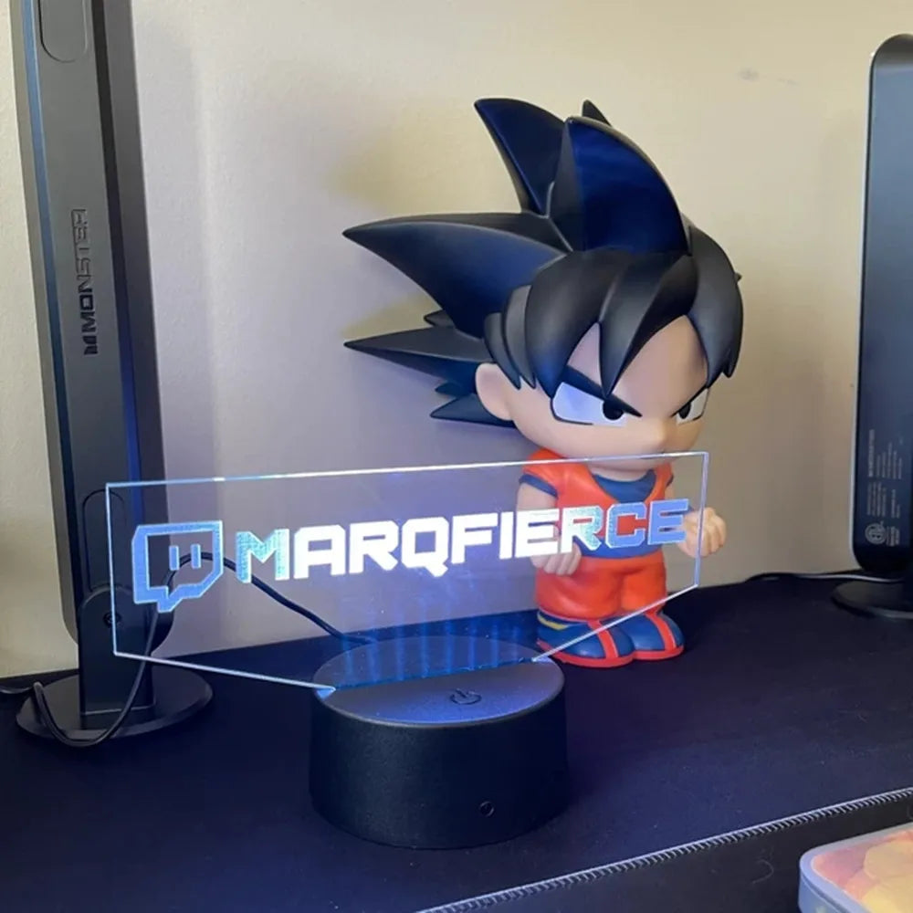 Personalized 3D LED Gamer Night Light