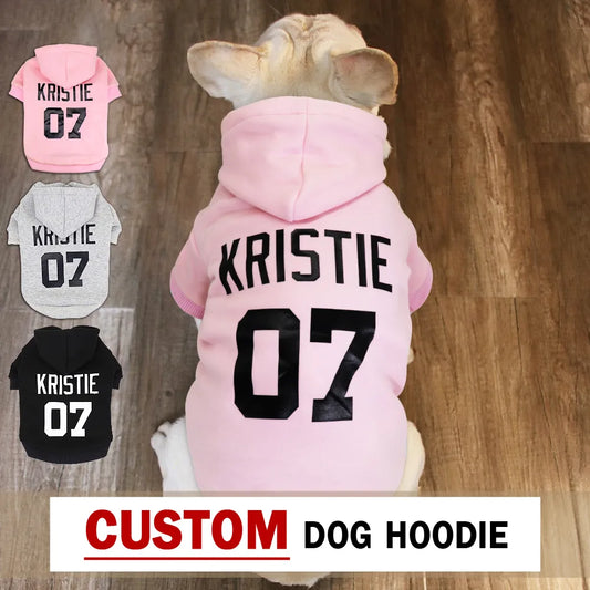 Personalized Dog Hoodies for XS-6XL