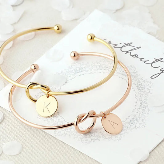 Personalized Initial Letter Bracelet - Perfect Gift for Your Girlfriends