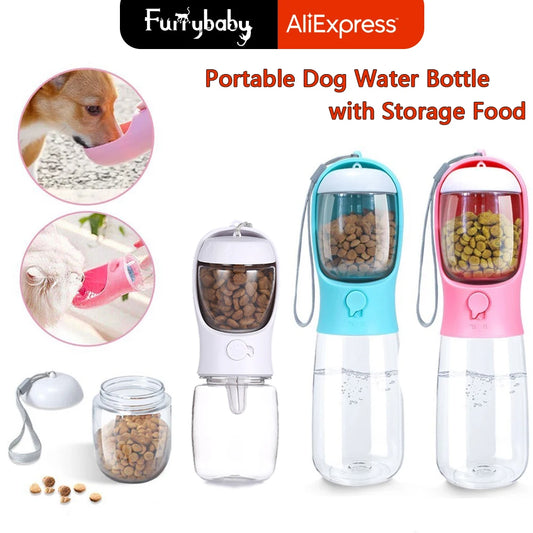 On-the-Go Dog Water & Food Container