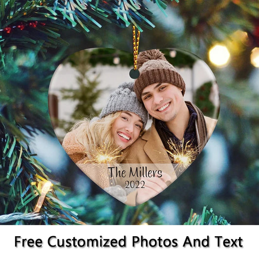 Christmas Ornaments Personalized Photos and Text