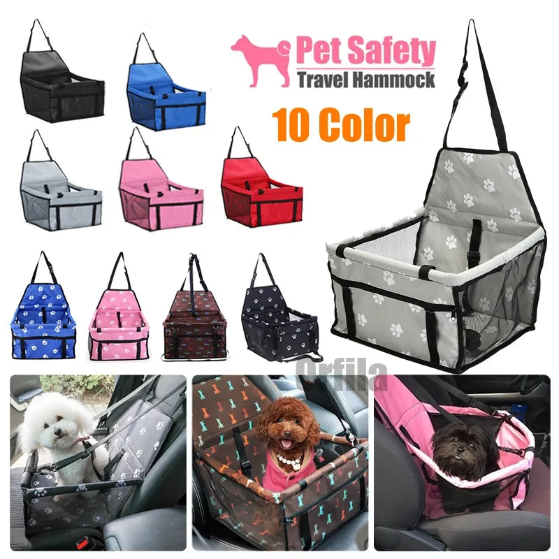 Travel Safely with Your Pet: Waterproof Car Seat Cover for Dogs and Cats - Foldable and Easy to Install