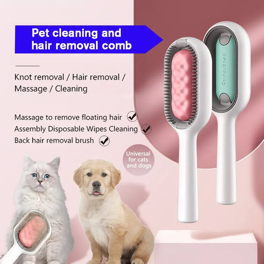 Professional Pet Hair Brush for Cats and Dogs - Grooming Tool for Effective Hair Removal and Bonding Experience