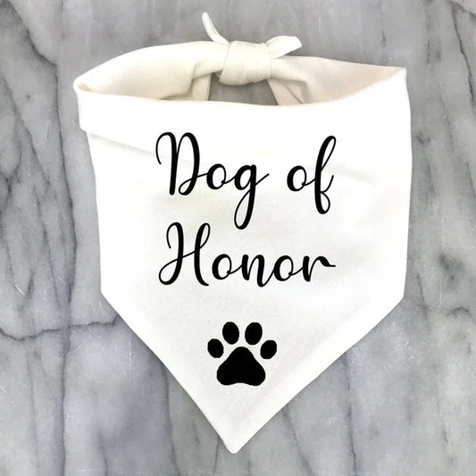 Pawfect Wedding Accessory: Dog of Honor Bandana Scarf