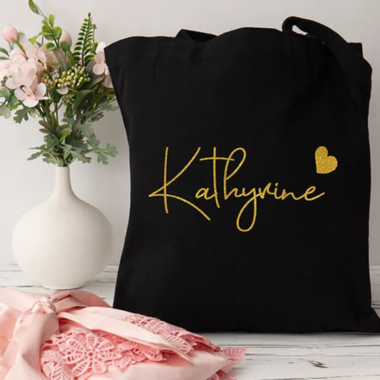 Personalized Bridesmaid Tote Bag Set