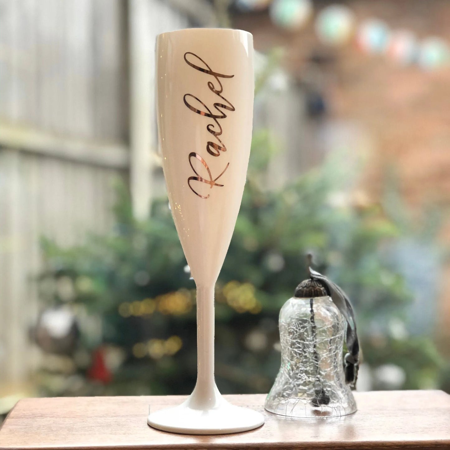 Personalized Premium Plastic Champagne glass